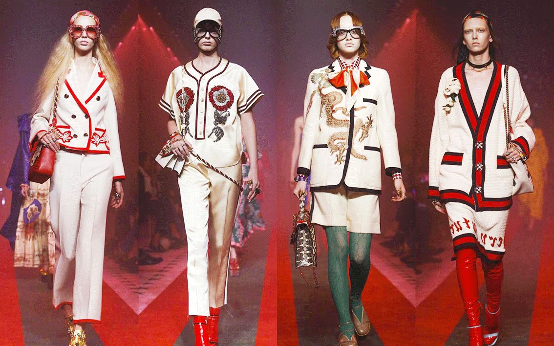 [图]中国风魔咒来袭Gucci 2017春夏秀场