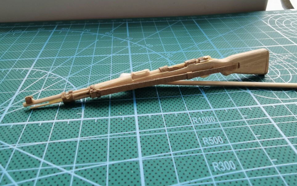 木筷极致还原kar98k(军迷们热捧的传奇武器)还原部分可动性