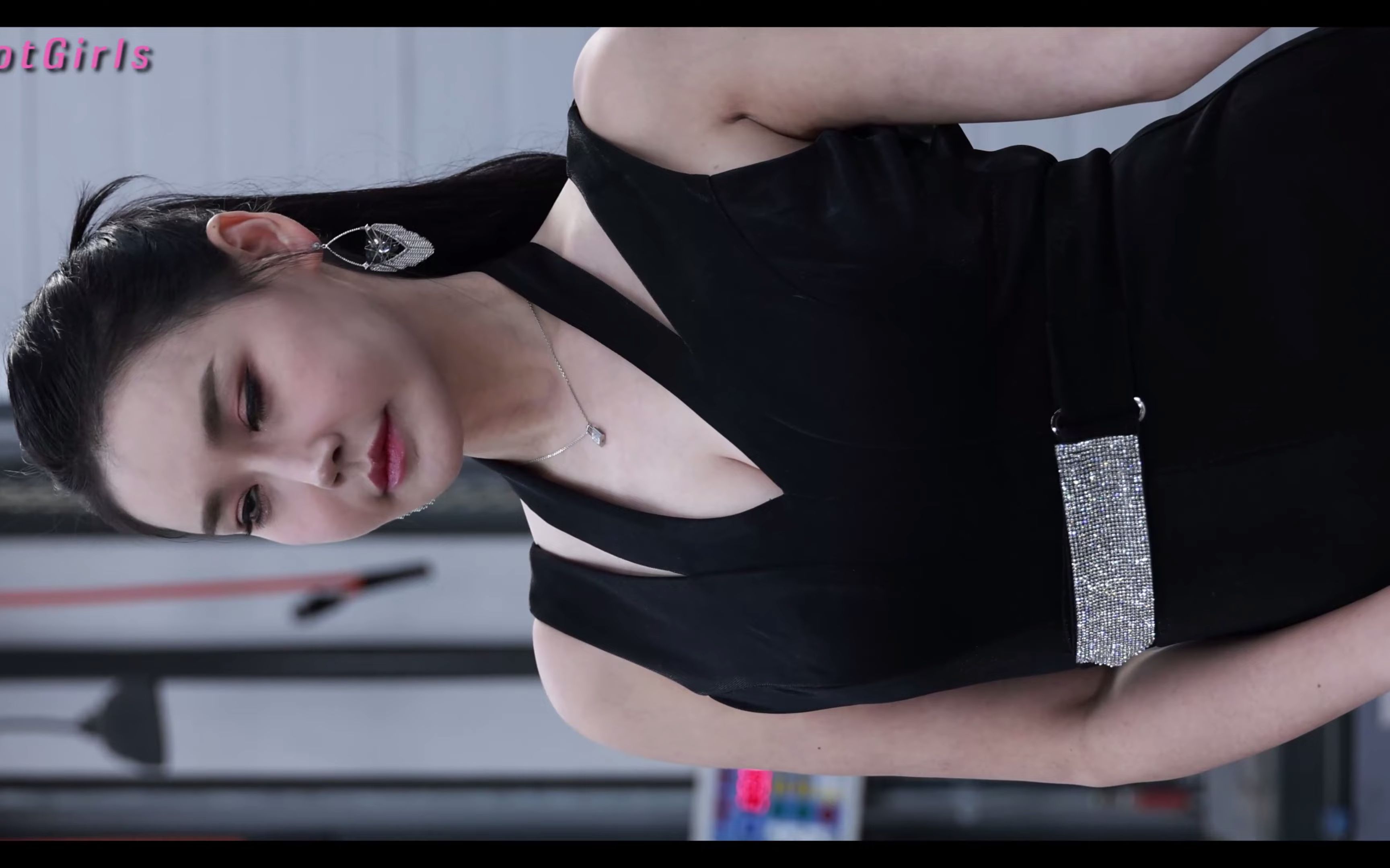 4k 赛车模特 李孝英 电动车展 2022.12.