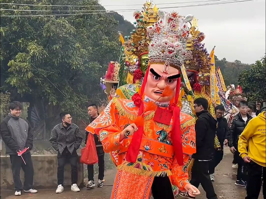 [图]福建非遗咚咚咚！马夫开路了 福建游神