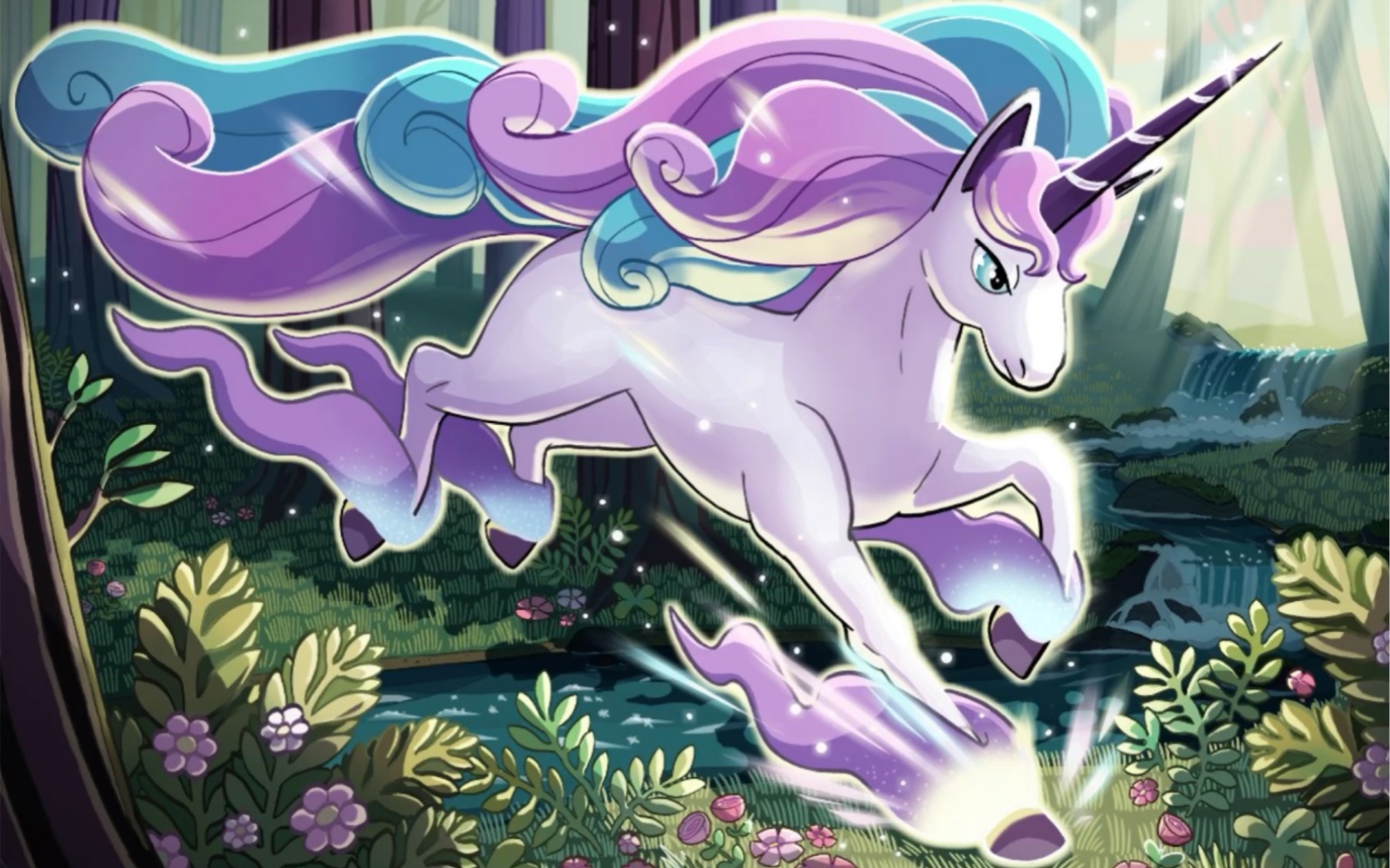 图绘制大赛 2022」初次筛选入围作品 宝可梦卡面插图 伽勒尔烈焰马ver