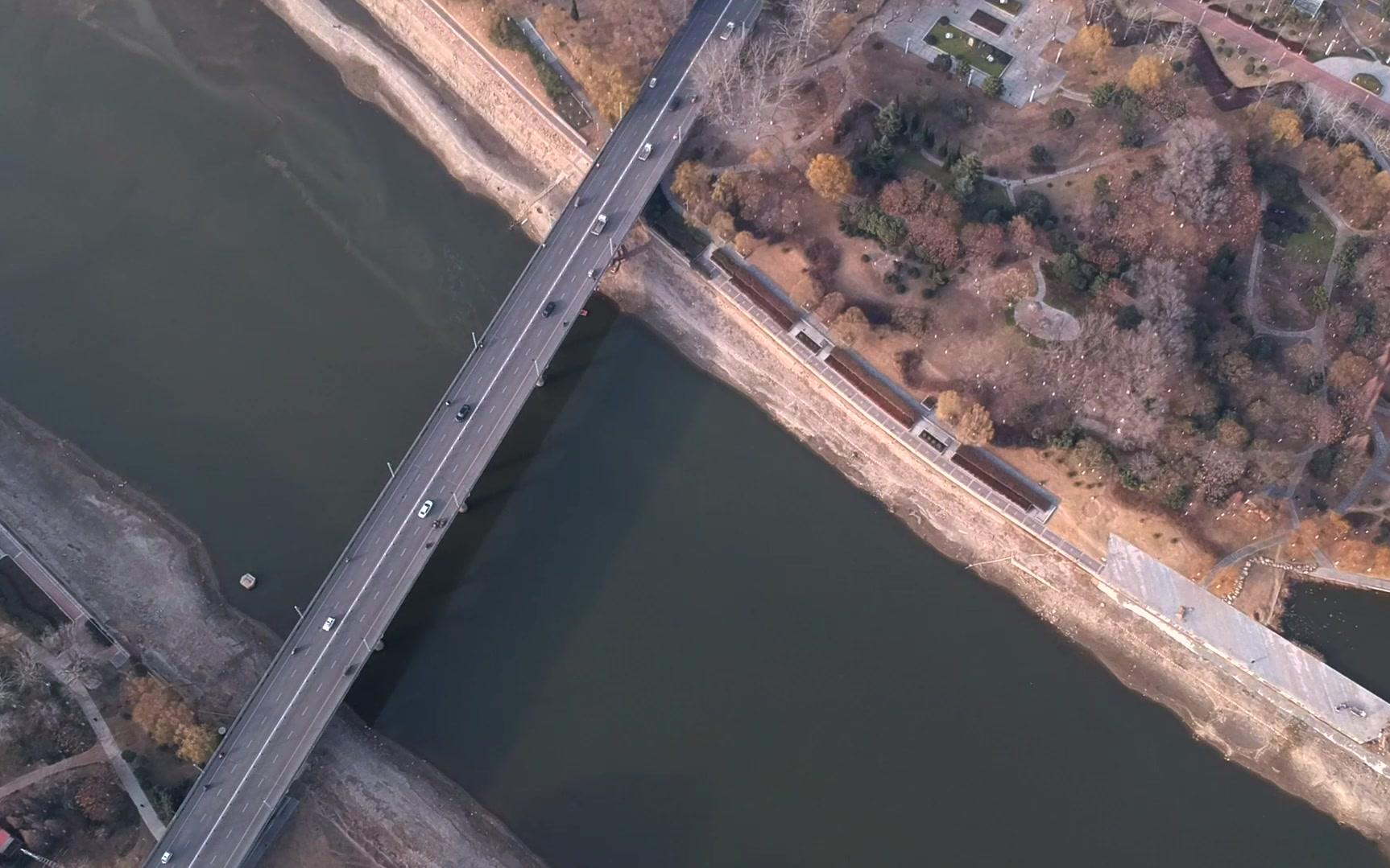 俯瞰漯河金山桥