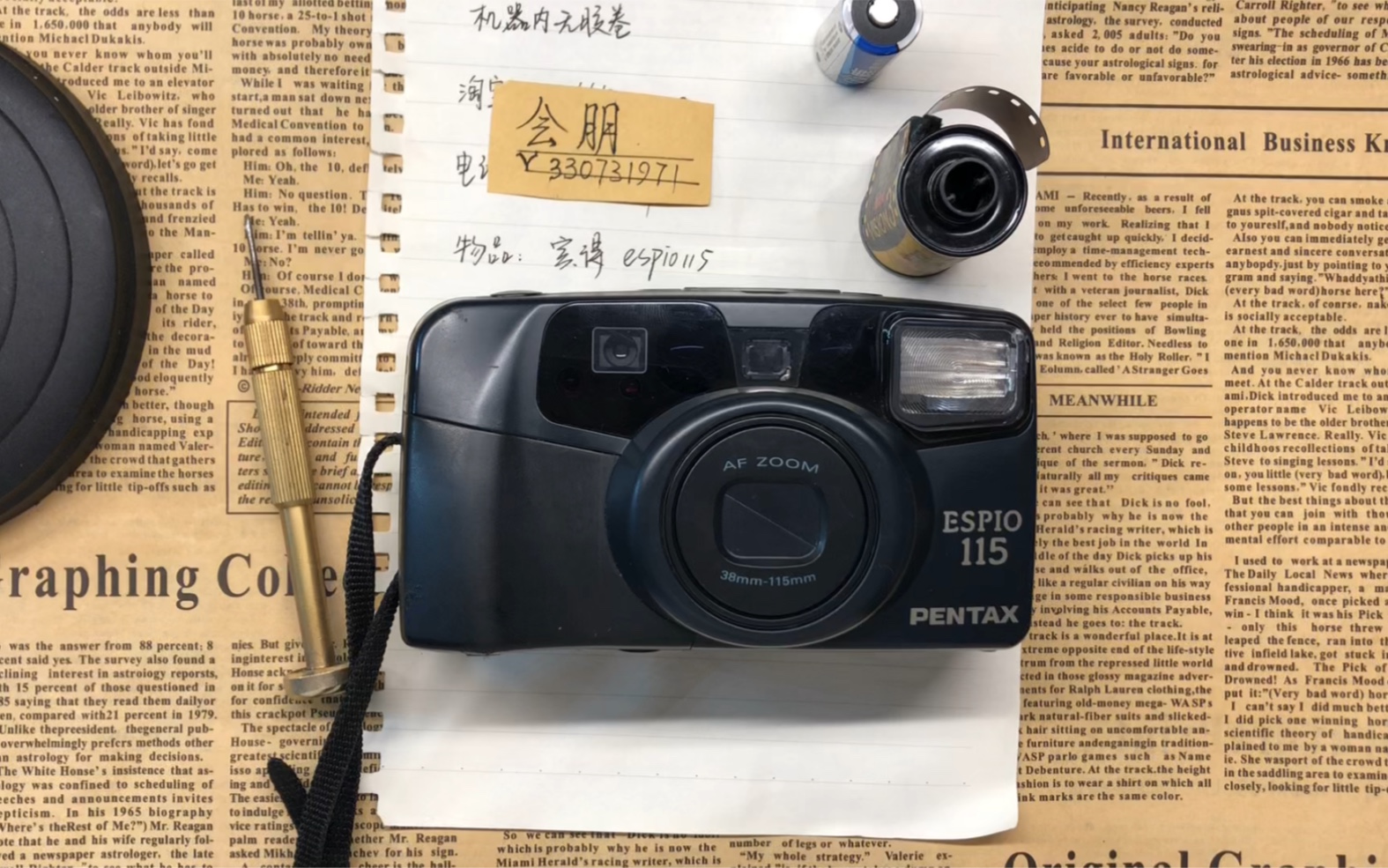 pentax宾得espio115胶片胶卷照相机拆机维修清理保养过片问题计片器