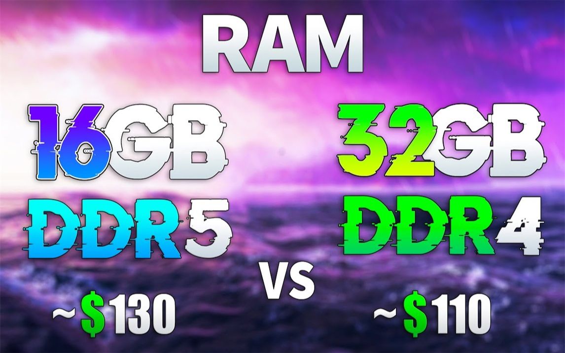 2x16G 3200MHz(DDR4)vs 2x8G 5200MHz(DDR5) 游戏帧数对比(1080P和2160P分辨率测试,显卡RTX 3080 10G)哔哩哔哩bilibili