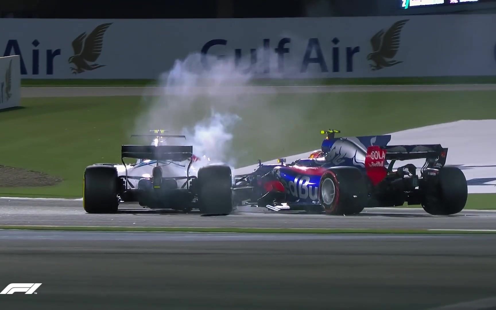 【多角度复盘】2017 f1 巴林站 塞恩斯与斯托尔的碰撞事故