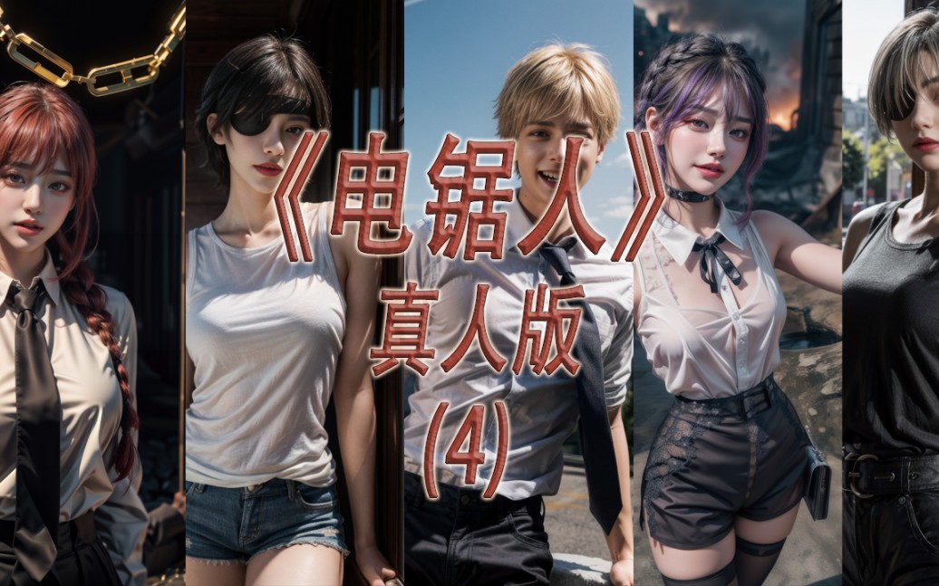 (第四集)4k《电锯人》真人版【chainsawman】链锯人壁纸,ai生成