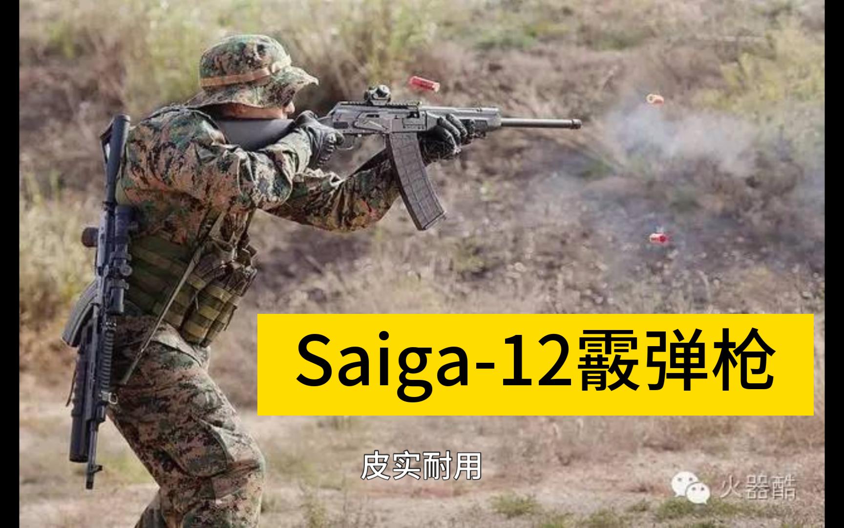 武器科普Saiga12半自动霰弹枪网络游戏热门视频