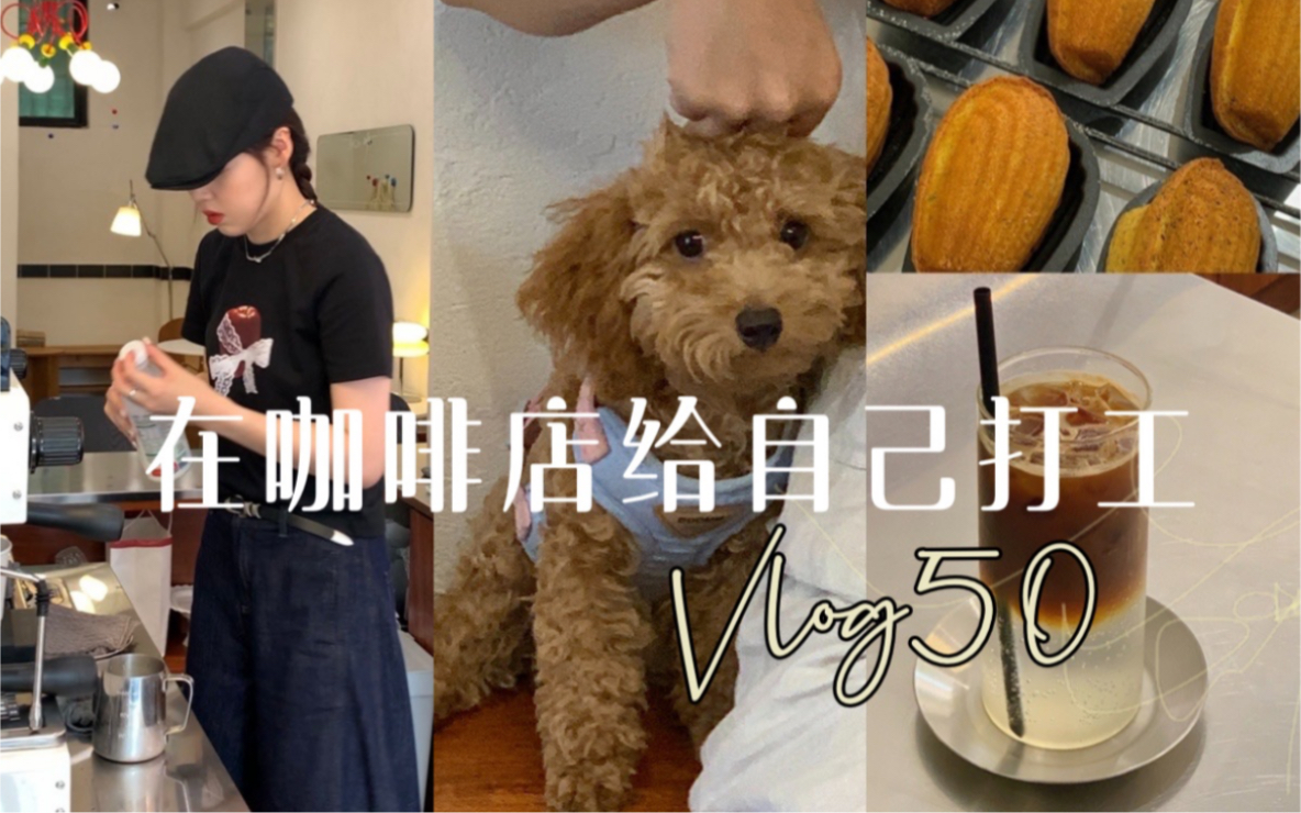 cafe vlog50 |给自己打工幸福感爆棚|做咖啡 做司康 |德阳咖啡店哔哩哔哩bilibili