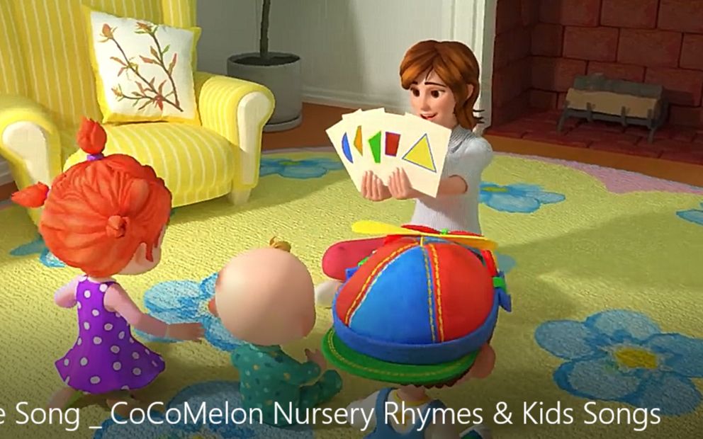 [图]形状歌 英文儿歌 Shape Song _ CoCoMelon Nursery Rhymes & Kids Songs