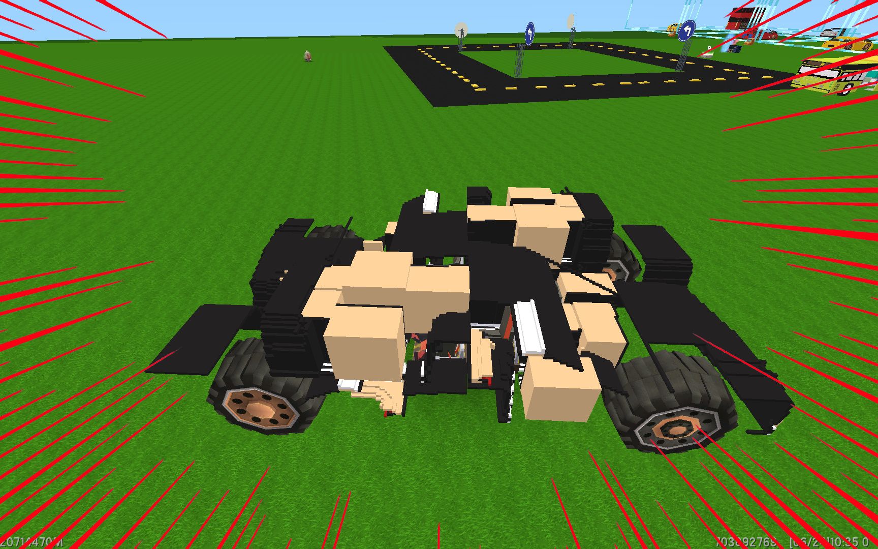 迷你世界奥特曼的散装车宝马汽车