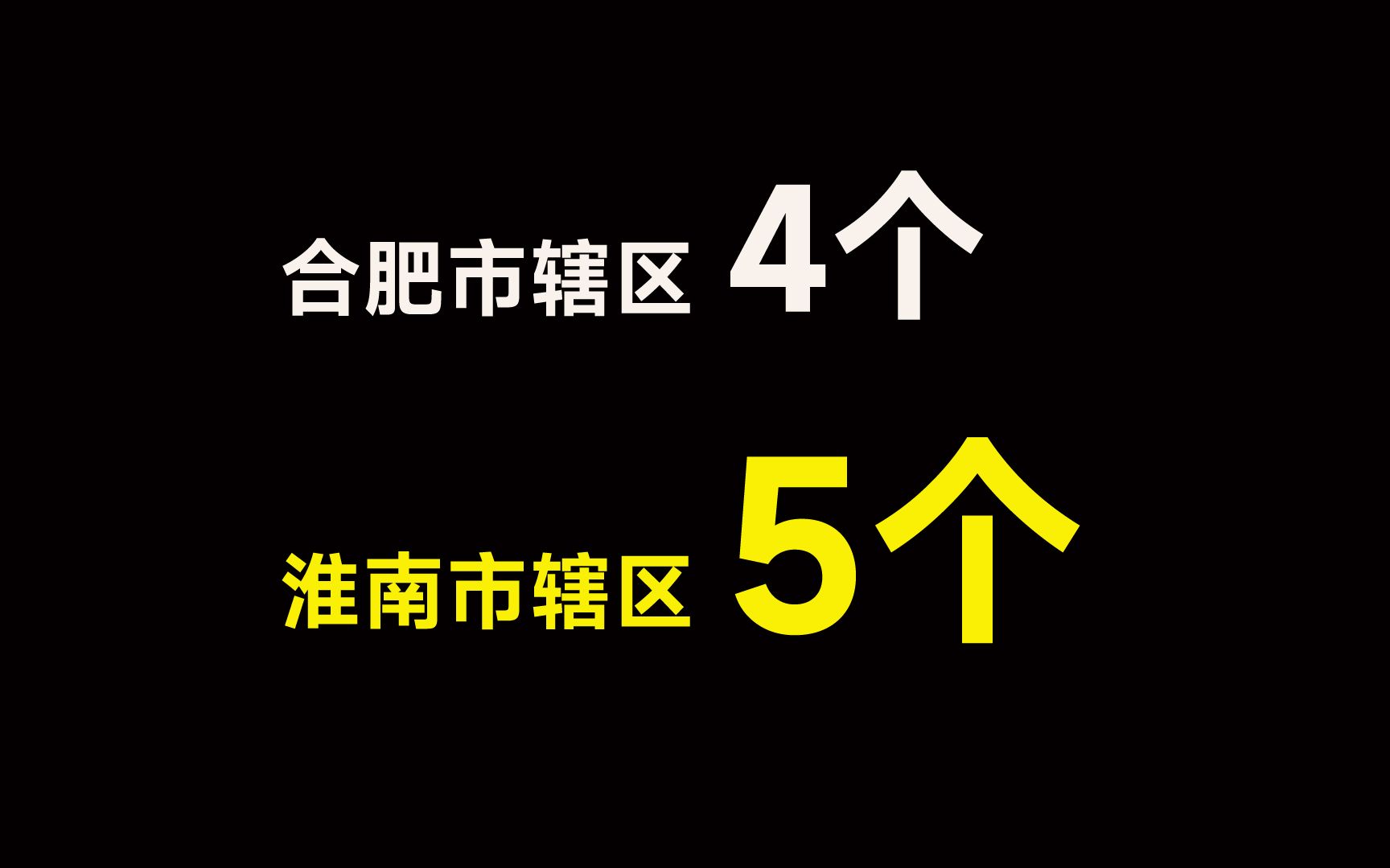 经济不算突出的淮南,为何多达5个市辖区?哔哩哔哩bilibili