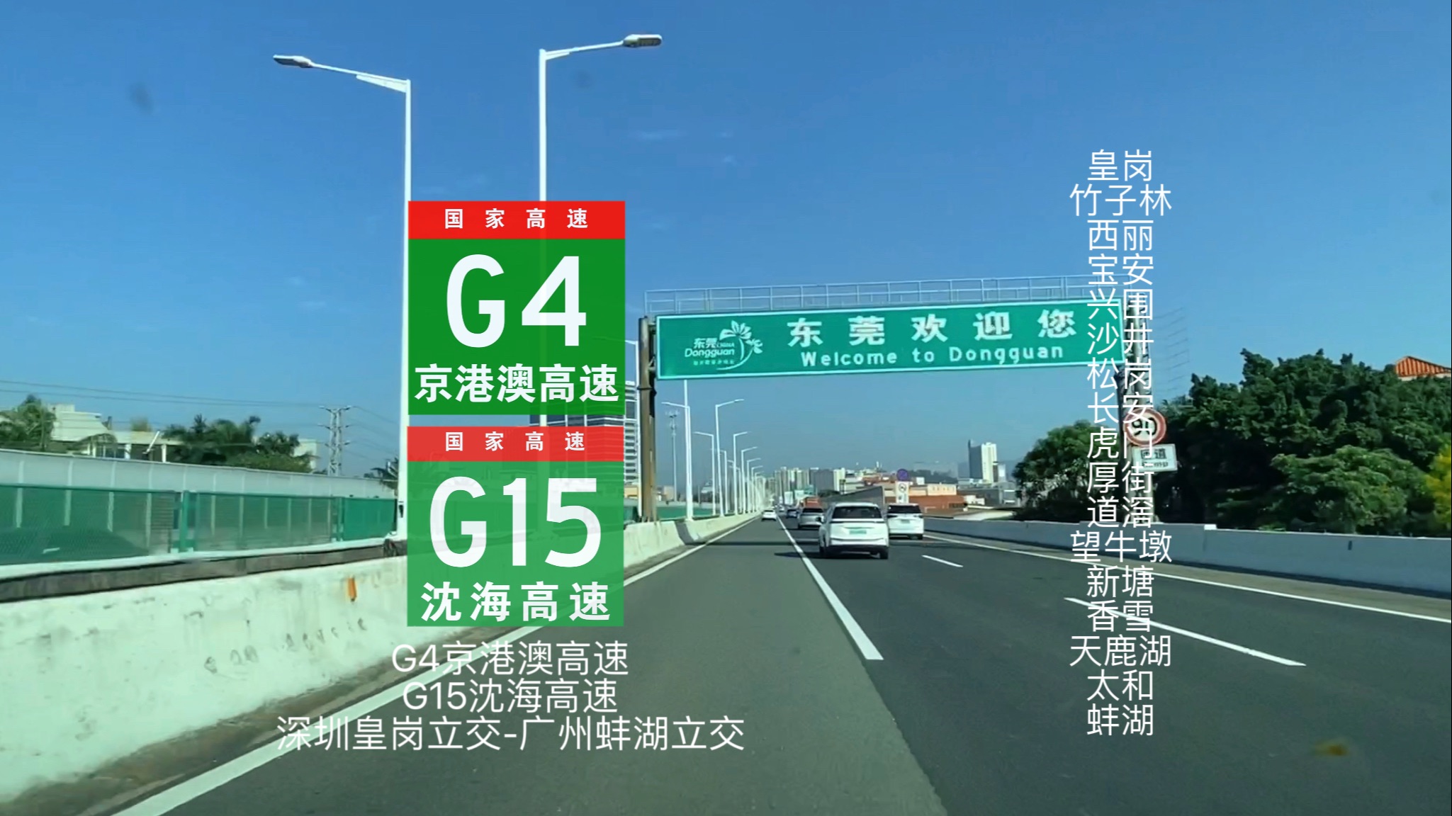 「迎晨曦·行广深」g4京港澳高速/g15沈海高速 深圳滨河皇岗立交桥