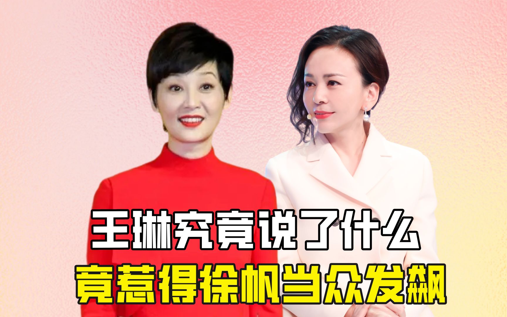 王琳究竟说了什么?竟惹得徐帆当众发飙