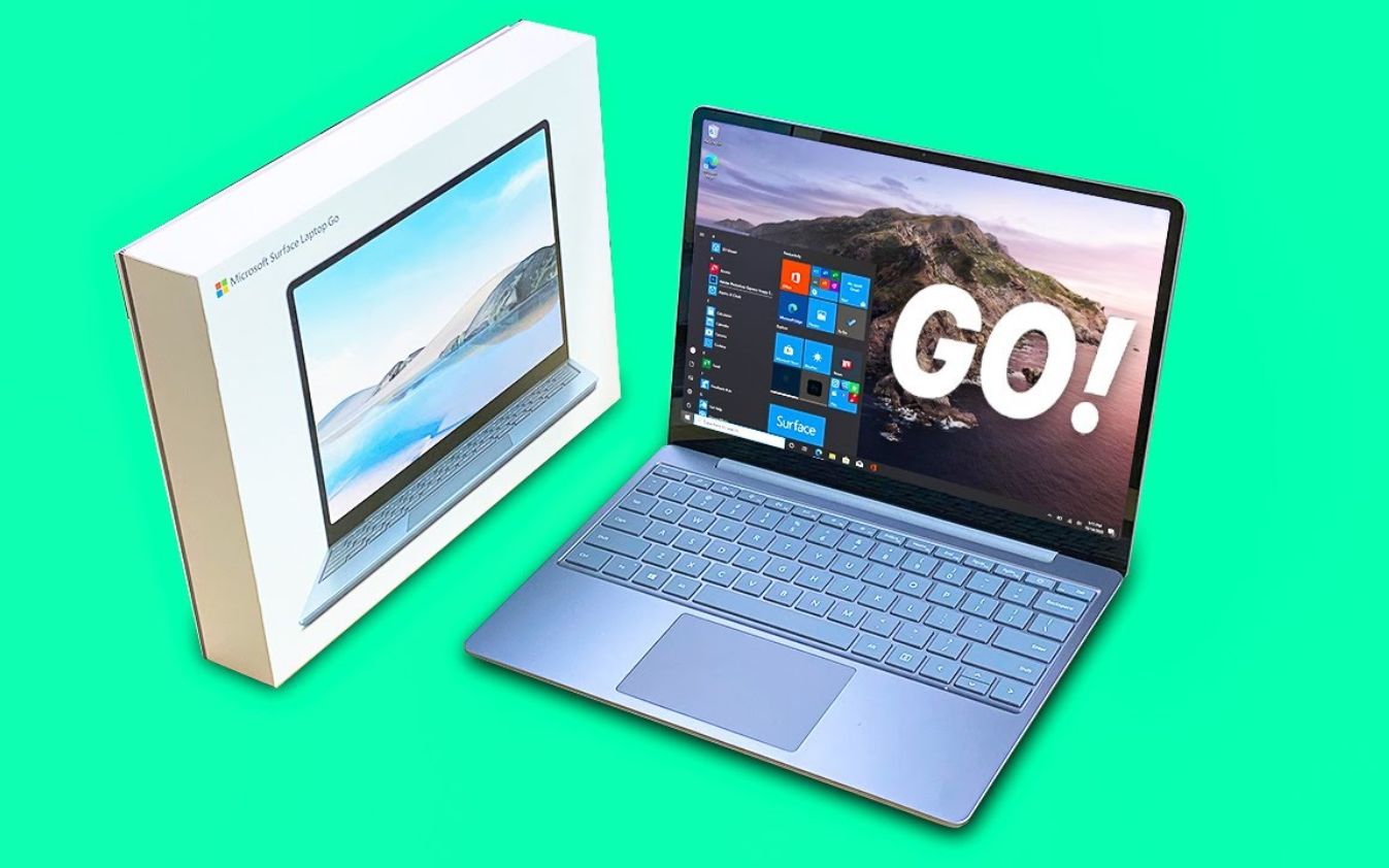 surface laptop go-开箱 展示| 一个字,轻!
