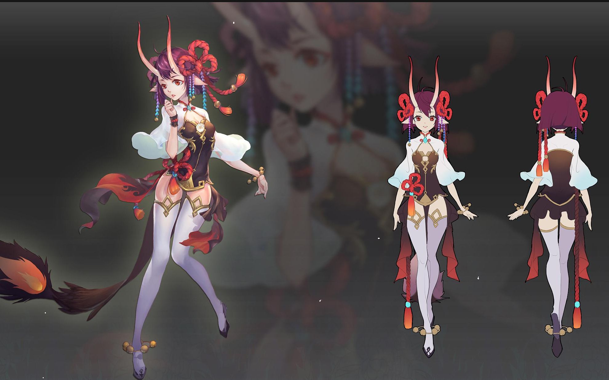 3dmax人物角色建模:3d女性魅惑小妖精全身模型制作教程