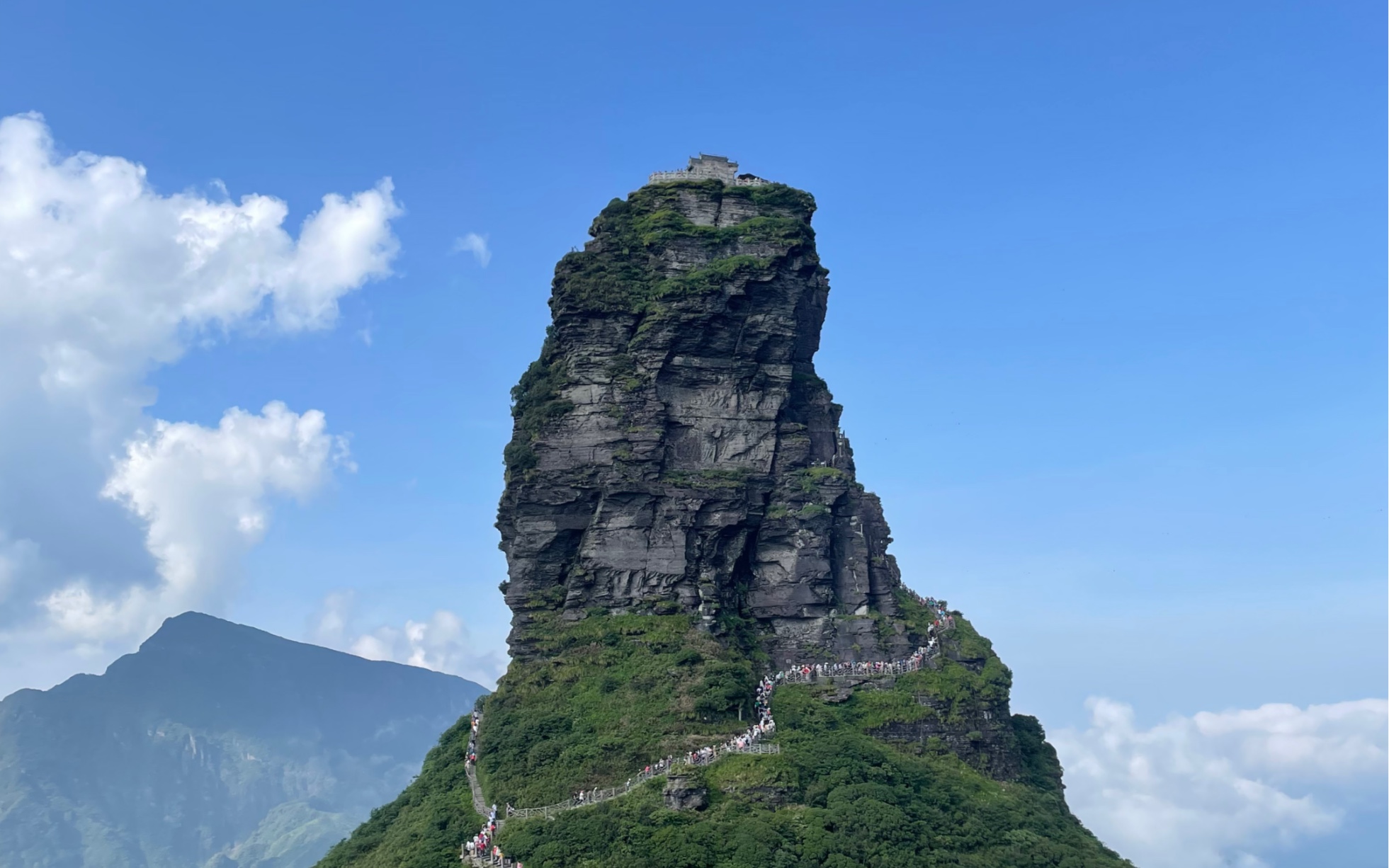 去爬贵州梵净山红云金顶啦