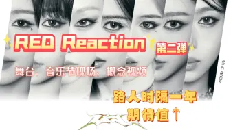 R.E.D【碎碎念reaction】道歉完继续来re，佳人、红灯行的舞台，新歌、破茧的音乐节现场