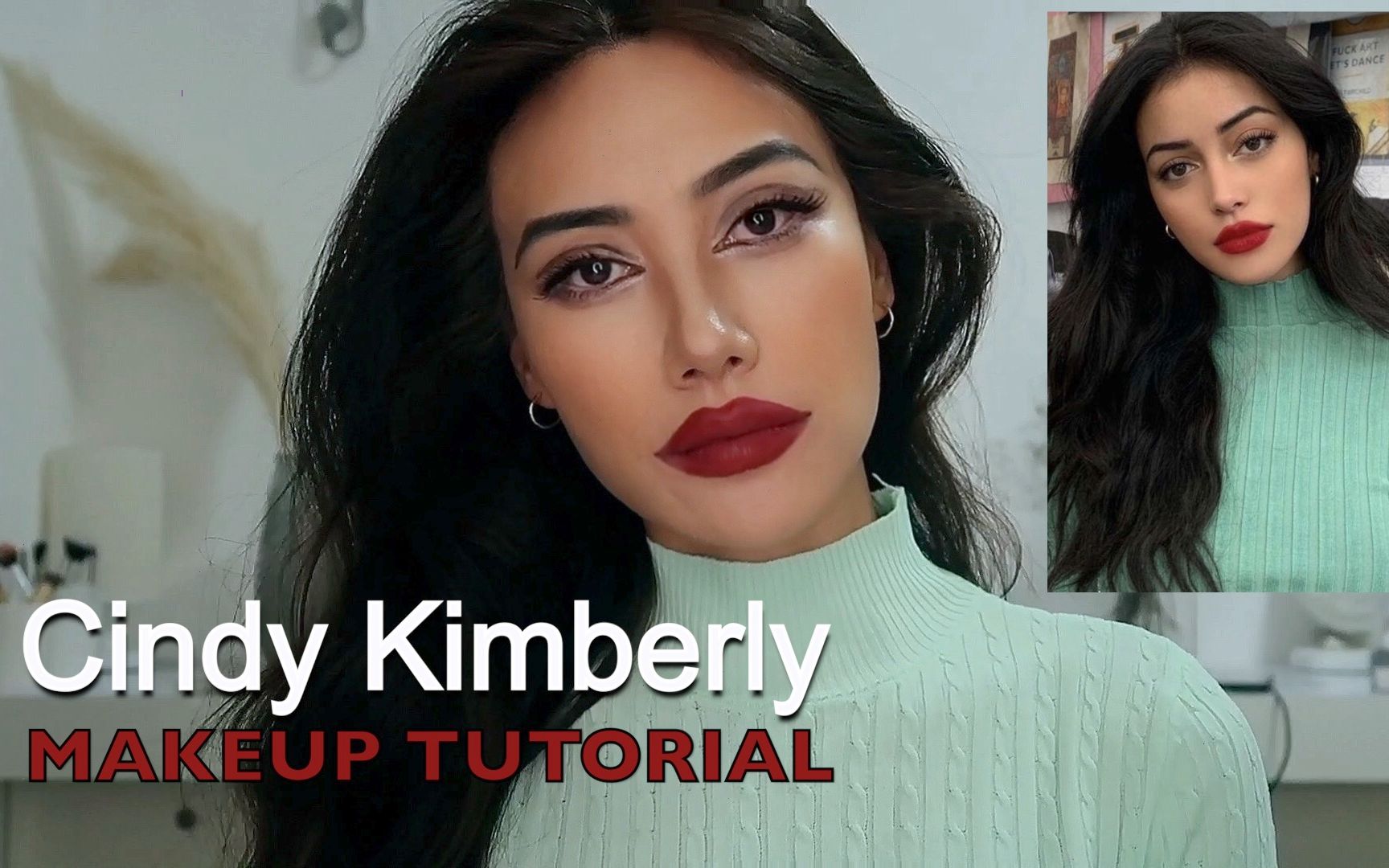 【欧美网红仿妆】 cindy kimberly makeup transformation tutorial