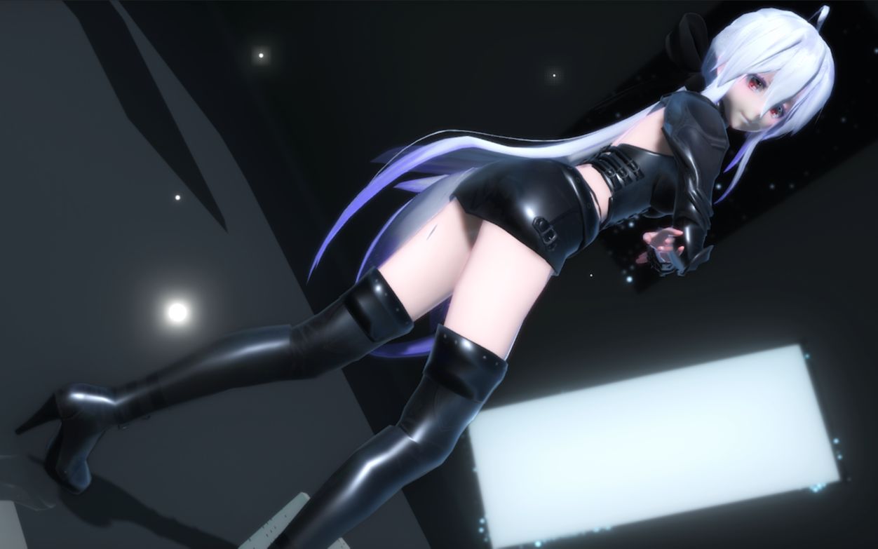 【4k/竖屏/mmd】皮衣弱音缺根皮鞭——wigglewiggle_哔哩哔哩 (゜-゜)