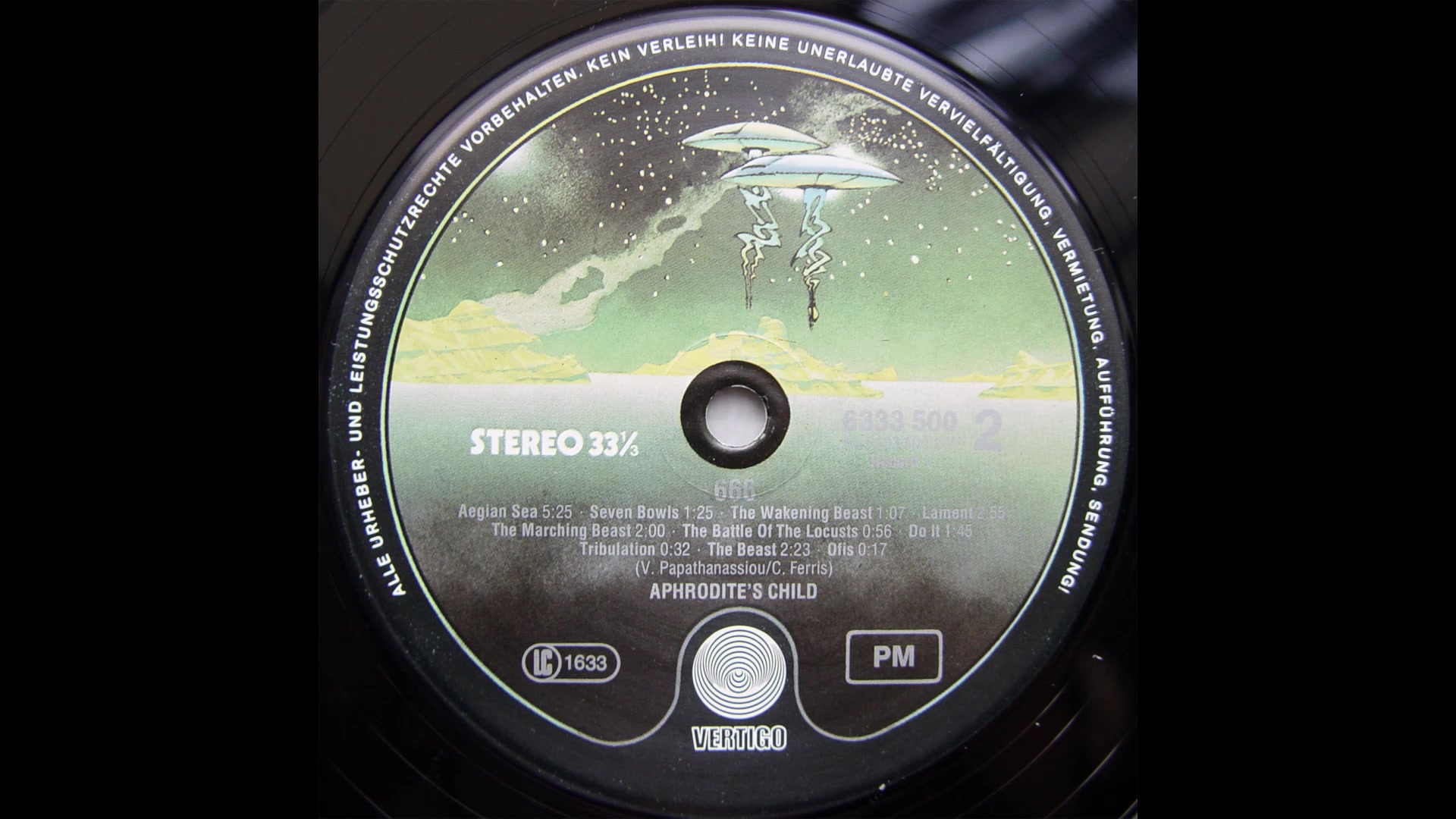 aphrodites child - 666 (1970) [flac] {german original lp