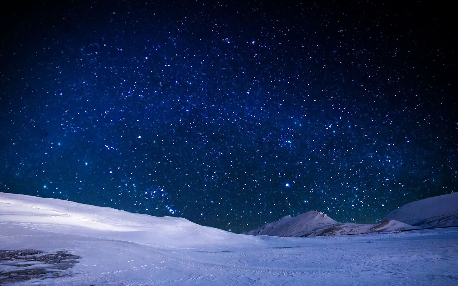 [图]f164 4K高清画质璀璨夜色夜空满天星辰星光闪烁雪山雪峰高山行星童话世界唯美蓝色夜空浪漫星空幼儿园舞台表演大屏幕led背景视频素材