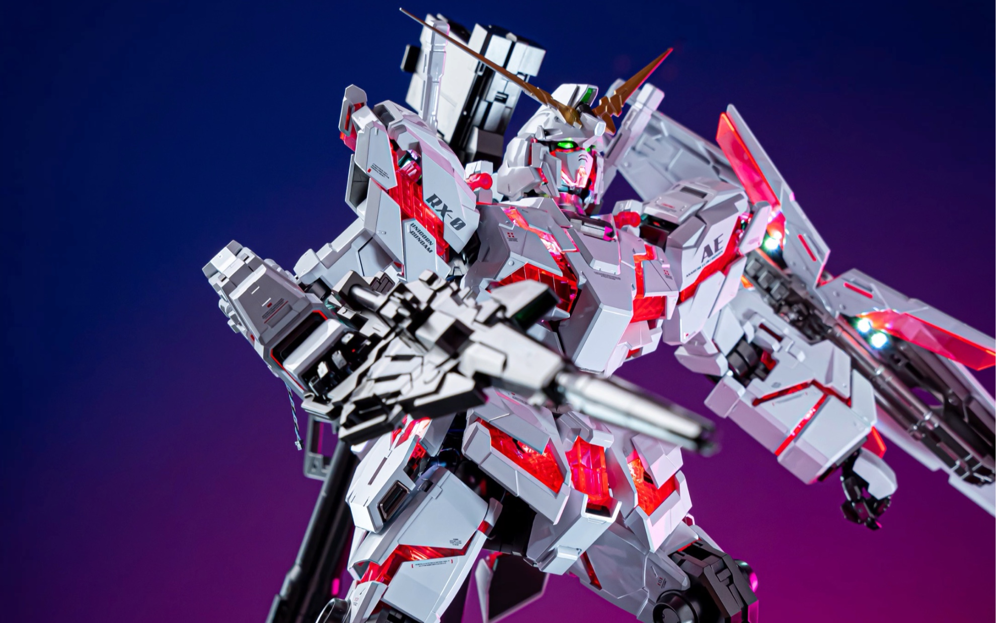 钛镀万代pg独角兽一号机