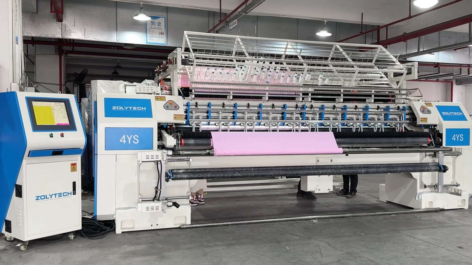 电脑有梭多针高速绗缝机128寸