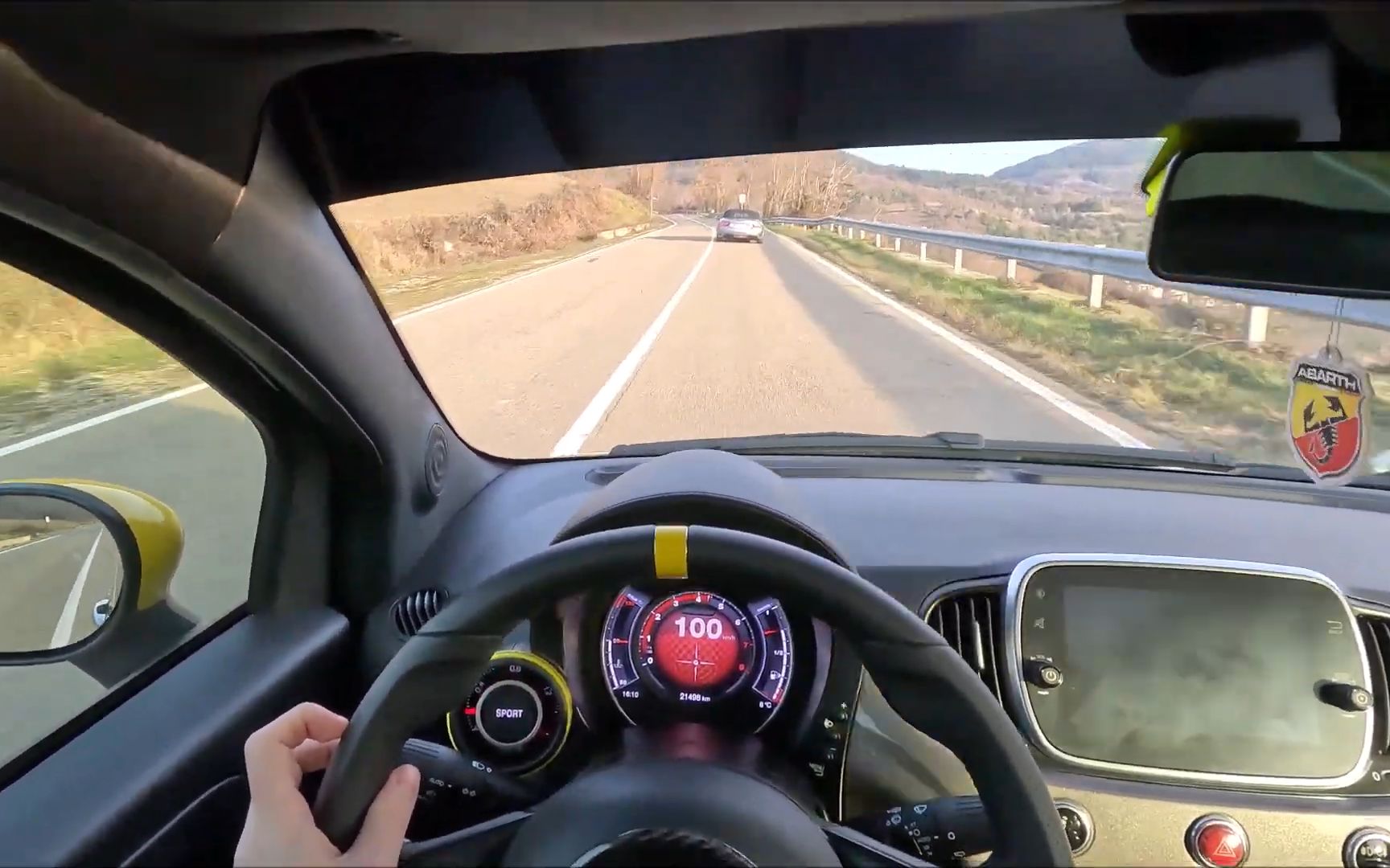 【主视角驾驶】abarth 595 山路手动挡