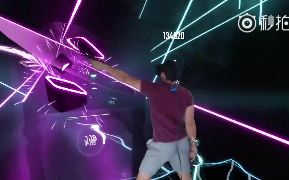 [图]【BeatSaber】真正的骚·操作,看大佬如何妖娆地玩人气歌曲《Uptown Funk》