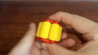 3D打印增压转动齿轮玩具
