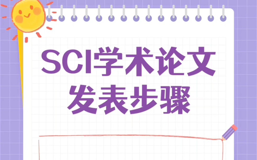 SCI学术论文发表步骤哔哩哔哩bilibili