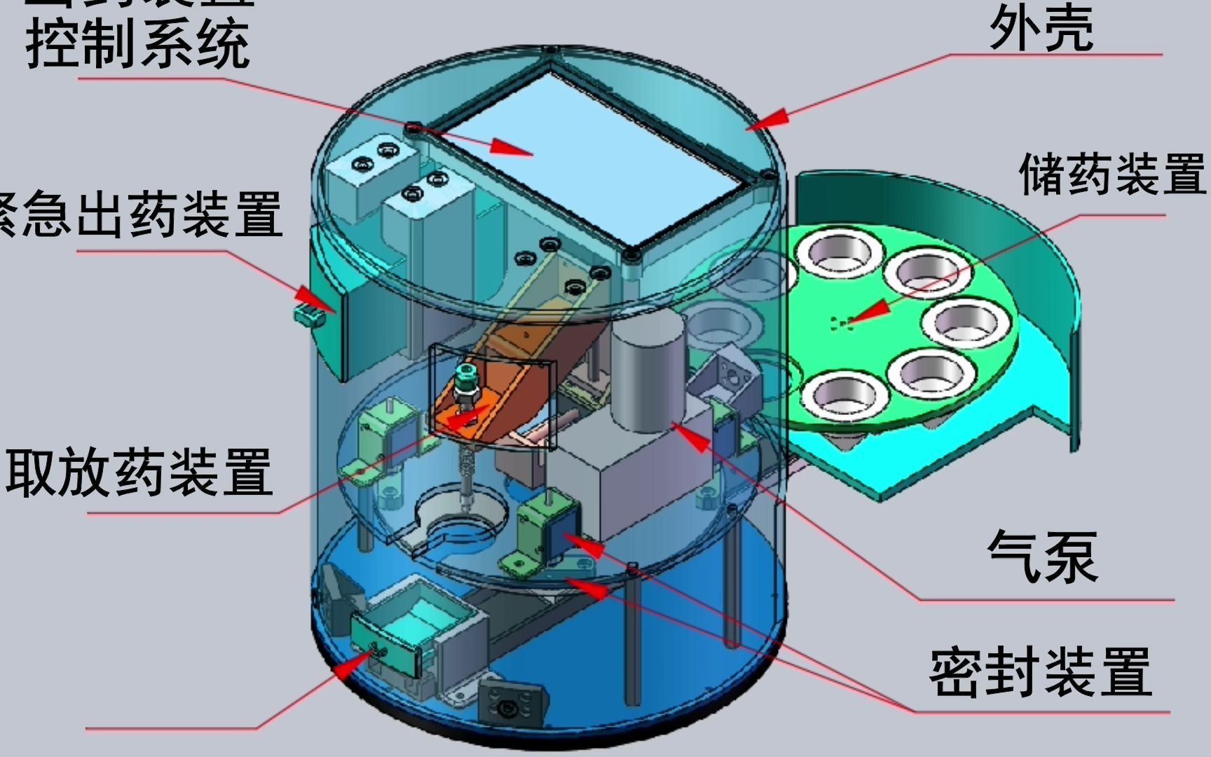 [图]【一路走来04】第九届全国大学生机械创新设计大赛湖北省赛区：药管家智能家庭药盒 2020.09