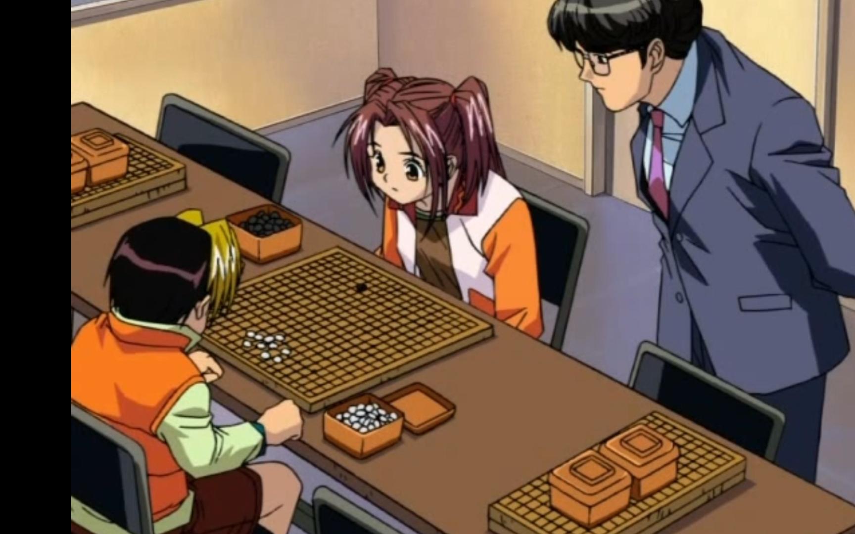 动漫学围棋——猜先礼仪
