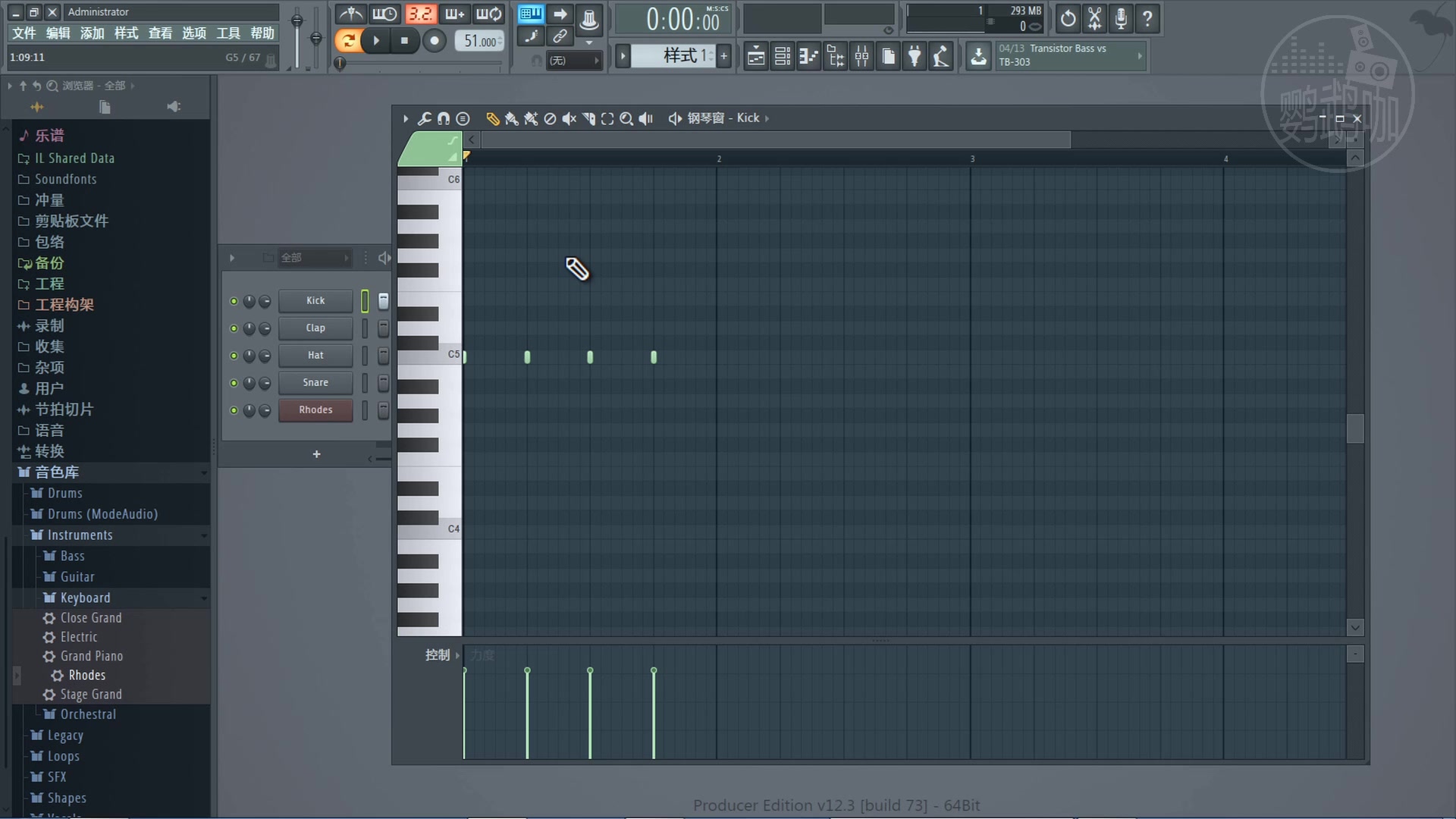 [图]FL Studio12水果软件教程12 钢琴卷帘窗布局