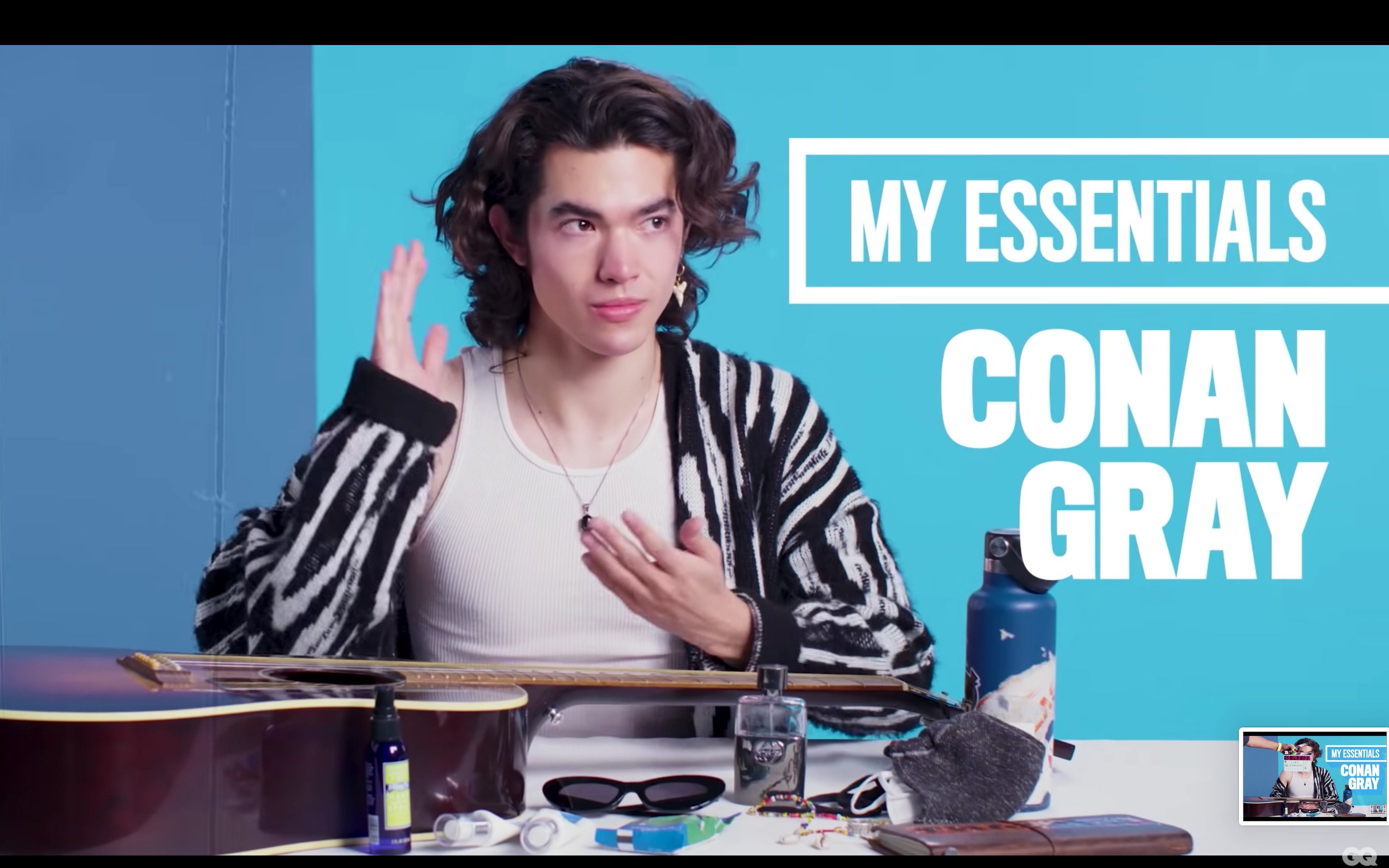 【熟肉/gq访谈】柯灰conan gray介绍他的十件生活必需品_哔哩哔哩