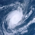 卫星云图下的超强台风