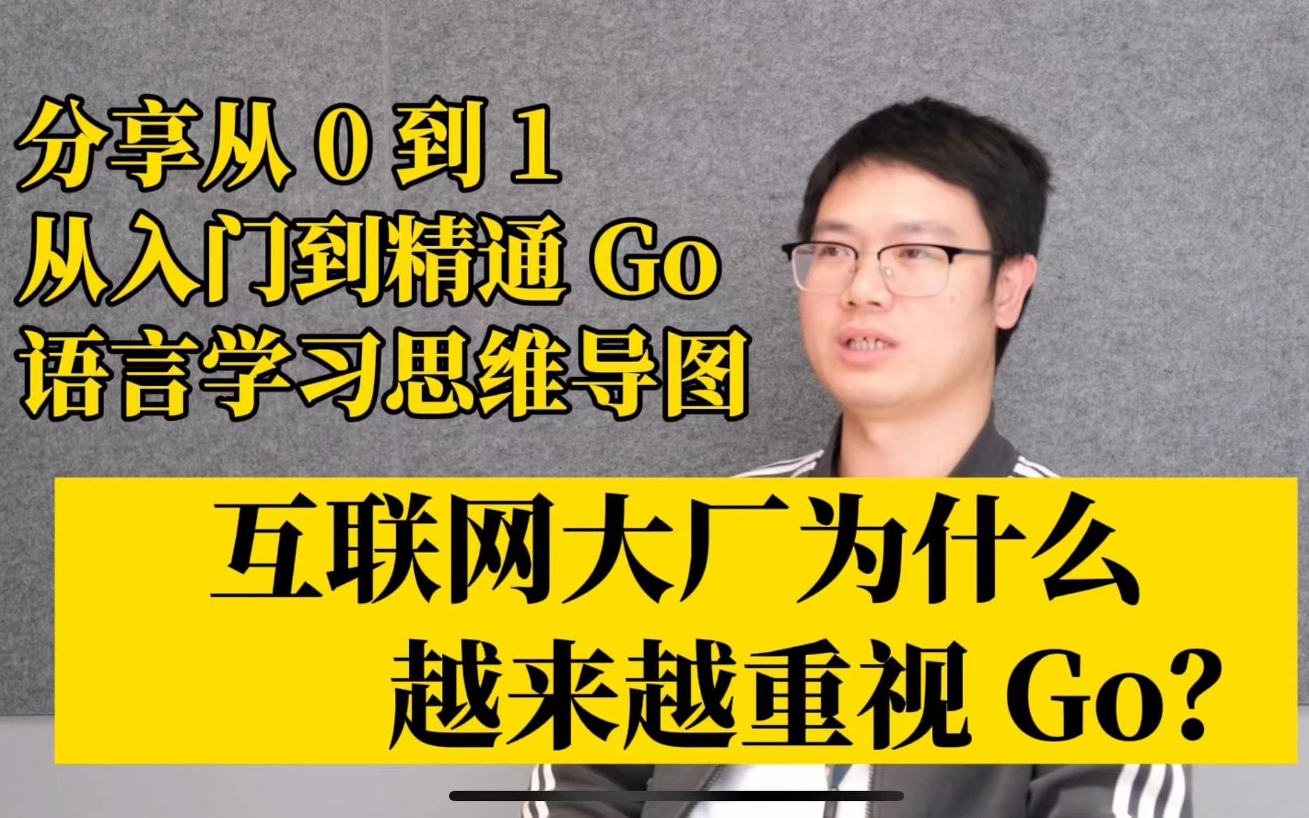 一名程序员的十年职场成长史 | 互联网大厂为什么重视 Go 语言 | 分享 0 基础从入门到精通 Go 语言的学习路线思维导图哔哩哔哩bilibili