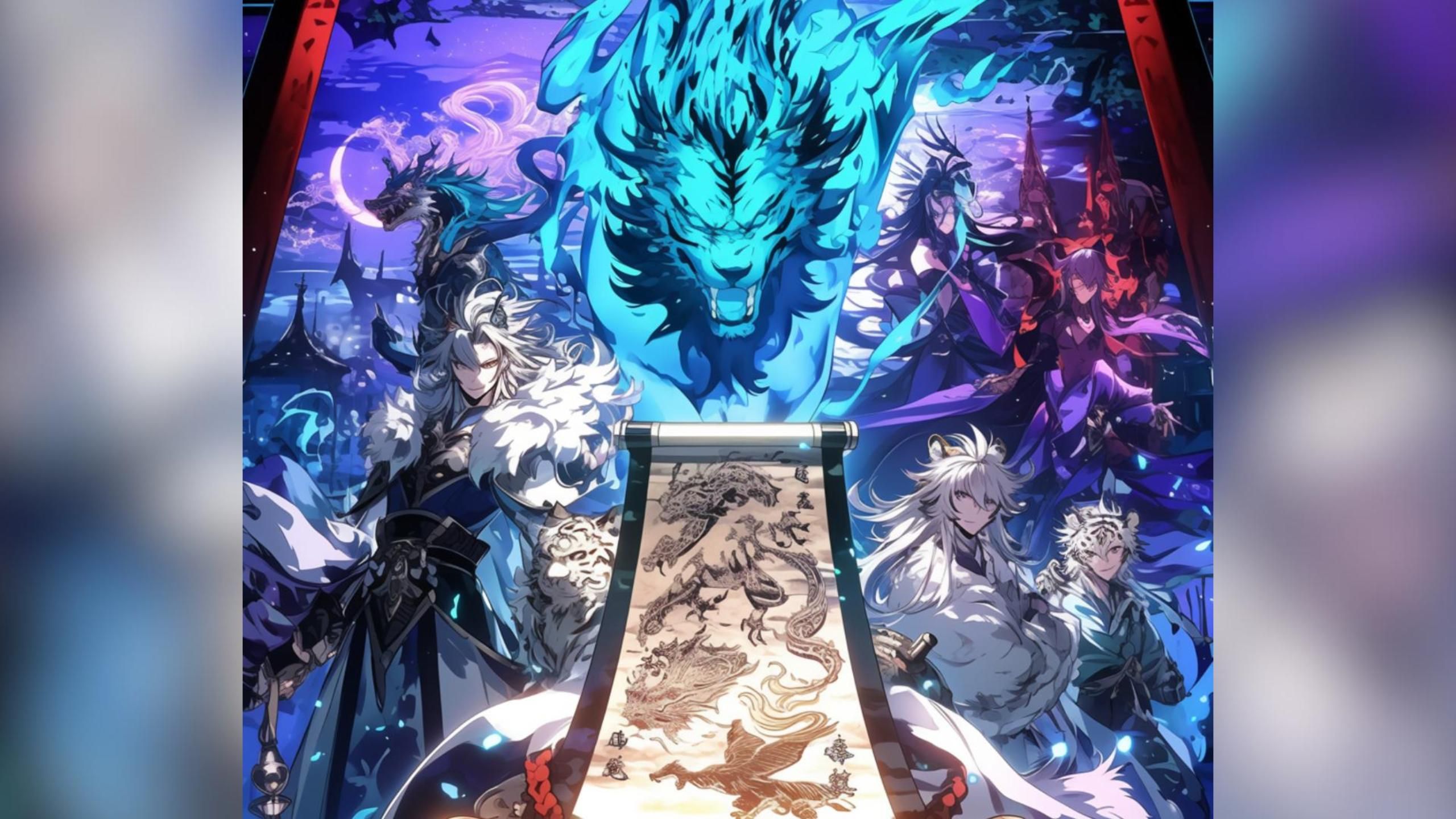 山海图谱--绘画神兽图谱