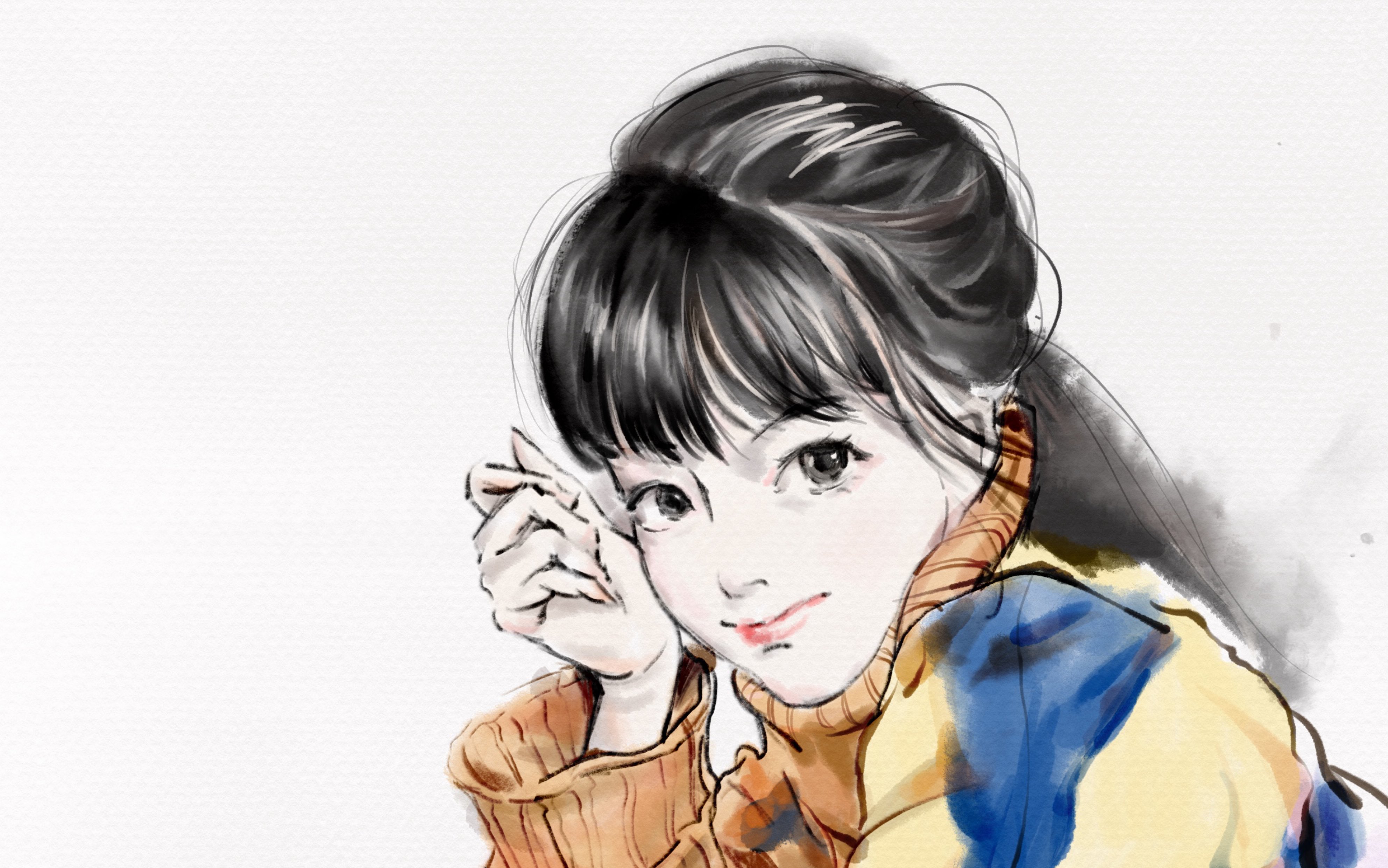 【震惊】大二大学生第一次用ipad画画