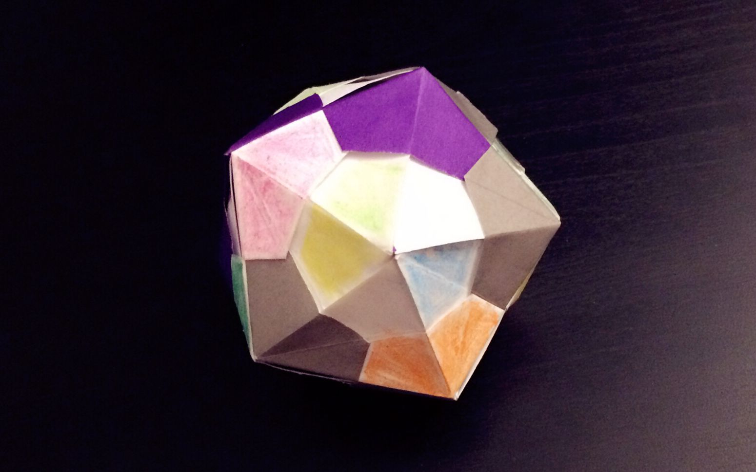 面体花球(布施知子)愚人节特辑哟~|origami tutorial: icosahe_手工