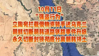 Download Video: 10月11日“强盗行为”，立陶宛拦截俄军物资，转手送乌克兰，朝鲜切断朝韩道路铁路事件升级，永久切断封锁，朝鲜宣布彻底分离朝韩领土