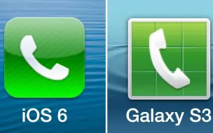 Download Video: iOS 6 vs Samsung Galaxy S3 图标对比