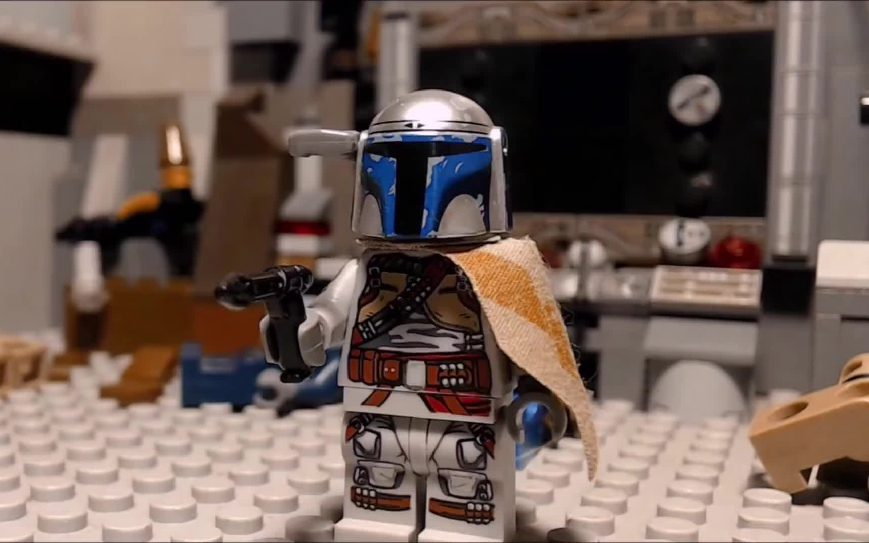 【定格动画】乐高星球大战-被复仇再次点燃的赏金猎人巴波菲特_哔哩