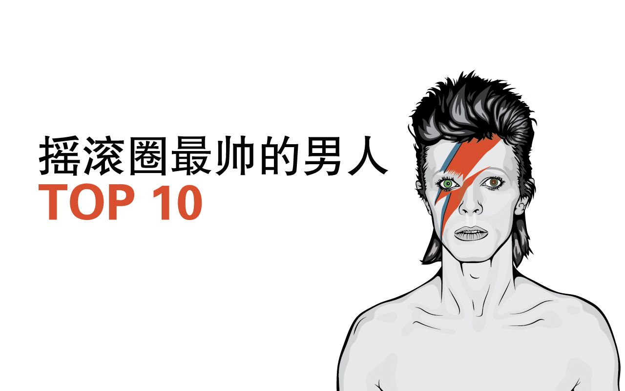 [图]盘点：摇滚圈最帅的男人Top 10