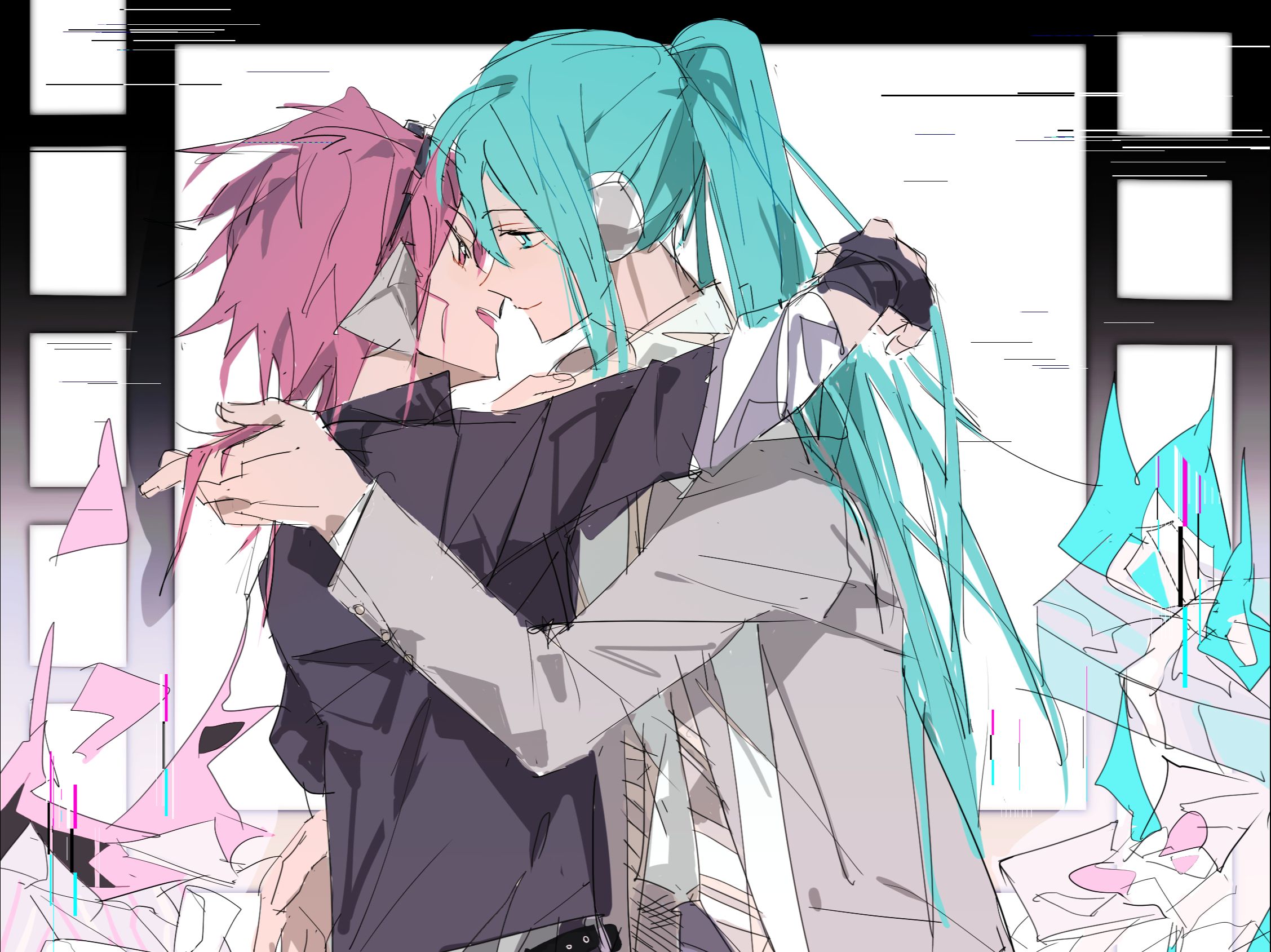 大雨,情人节,年末旅行【伽卡 绘画过程】