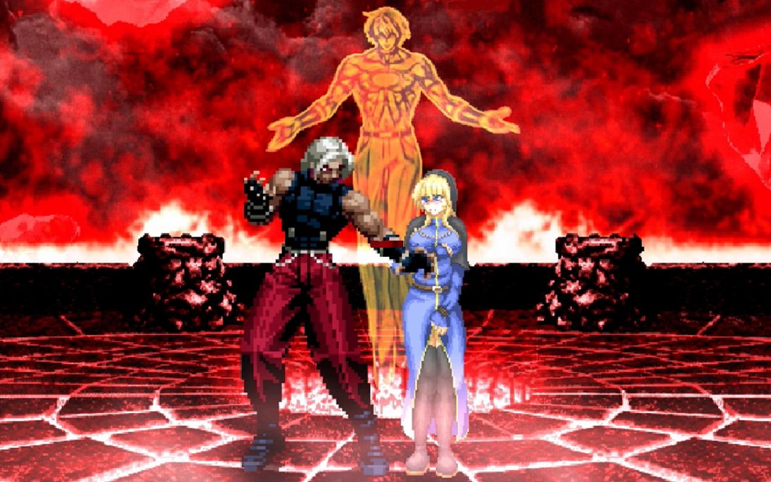 [图]MUGEN 傑尼子 (暴风子) VS 少年盧卡爾 [Wing Rugal]