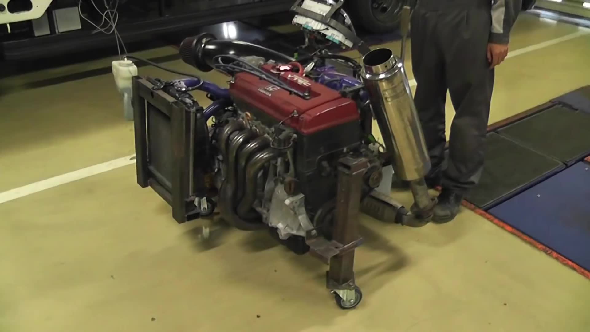 本田神机b16b开启vtec声浪