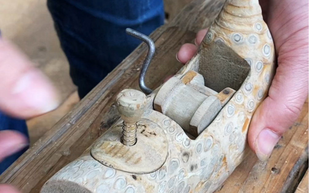 自制一把十年竹根墨斗_哔哩哔哩_bilibili