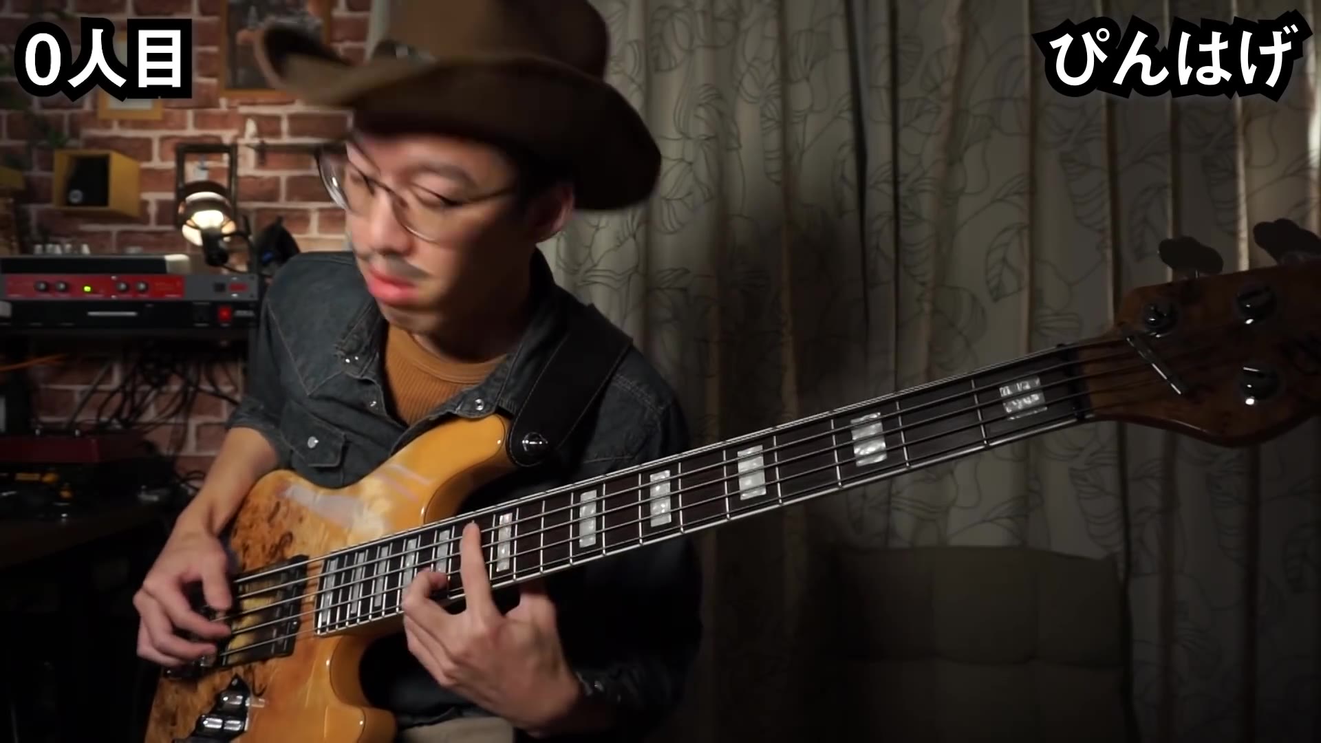 【贝斯】100位贝斯手演奏 -「大きな古時計」