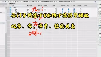 西门子博途中DB块中偏移量地址双字、字、字节、位的关系